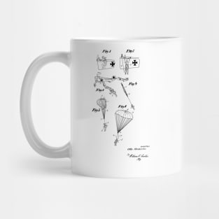 Parachute Vintage Patent Hand Drawing Mug